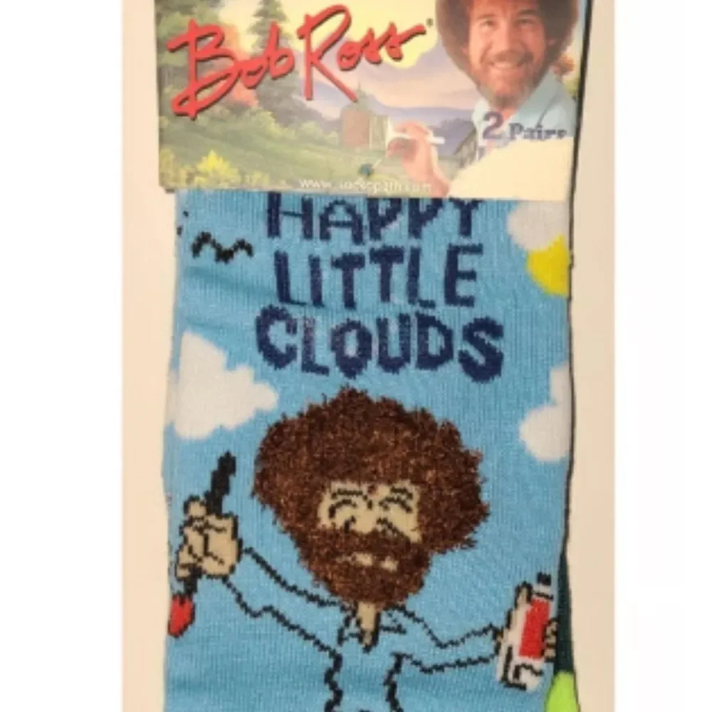 BOB ROSS NOVELTY SOCKS